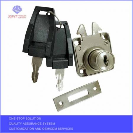 Double socket drawer lock