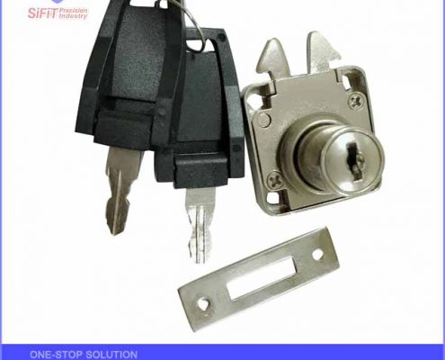 Double socket drawer lock