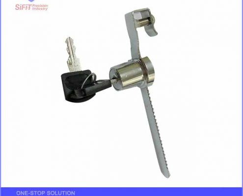 Glass cabinet lock