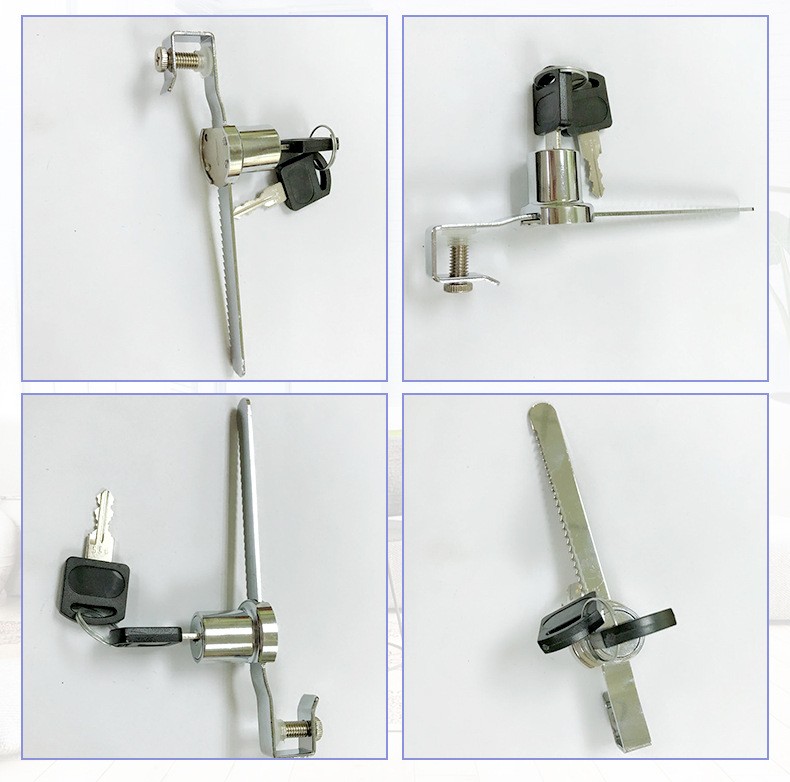 Glass cabinet lock, office sliding glass door lock, Counter display glass cabinet lock Glass cabinet lock, office sliding glass door lock, Counter display glass cabinet lock