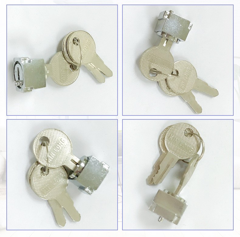 Handle lock cylinder, mechanical cabinet tongue lock, stainless steel handle lock, handle lock