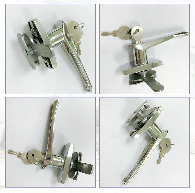 Handle lock stainless steel door bathroom door handle lock factory wholesale iron panel handle lock