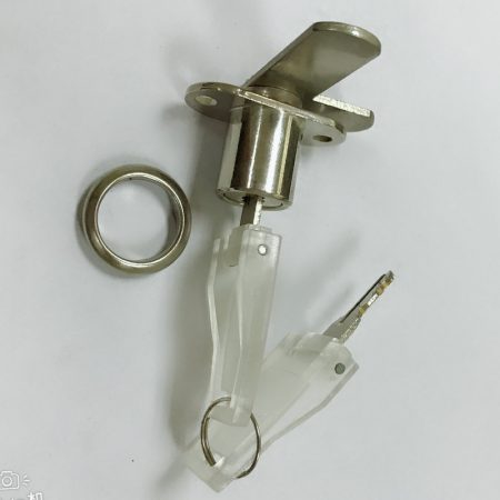 glass cabinet double door lock