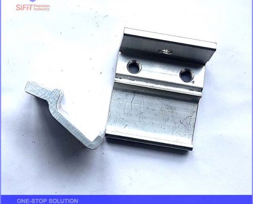 Aluminum Extrusion and Drilling Tube Clamp for Solar System