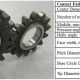 Figure 3 Contact fatigue test gear and pinion with their respective gear data