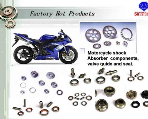 Powder Metallurgy Parts Factory Motorcycle shock Absorber components valve guide and seats pic