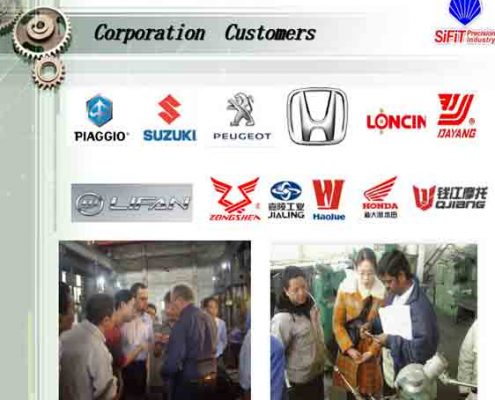 Powder Metallurgy Parts Factory customer pic 1